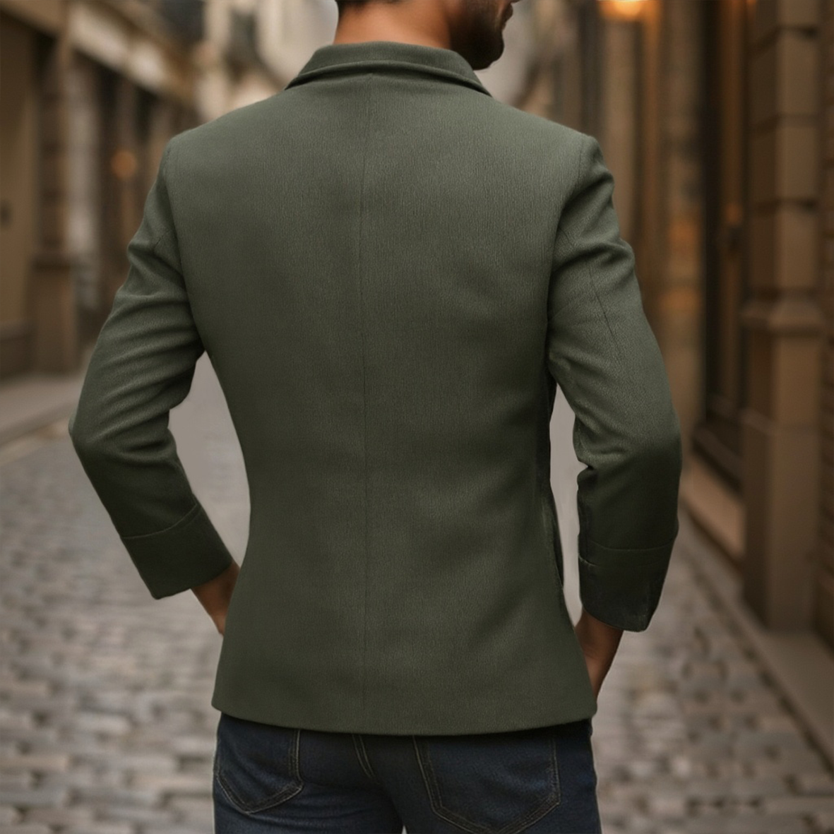 Héctor | Fløjlsjakke med Mao-krave